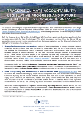 Acompanhamento da responsabilidade ambiental: progresso legislativo e desafios futuros para o agronegócio